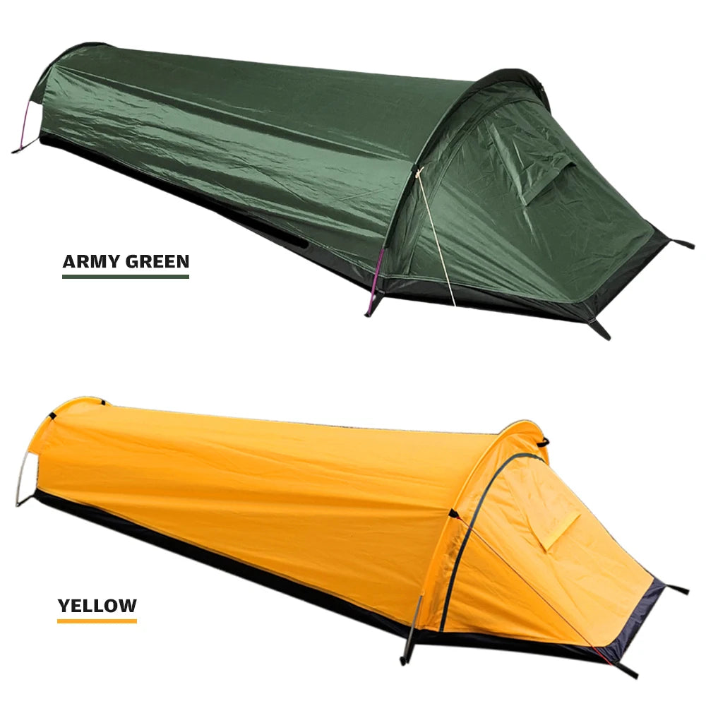 Lightweight Waterproof Single-Person Backpacking Tent – Outdoor Hiking & Camping Shelter